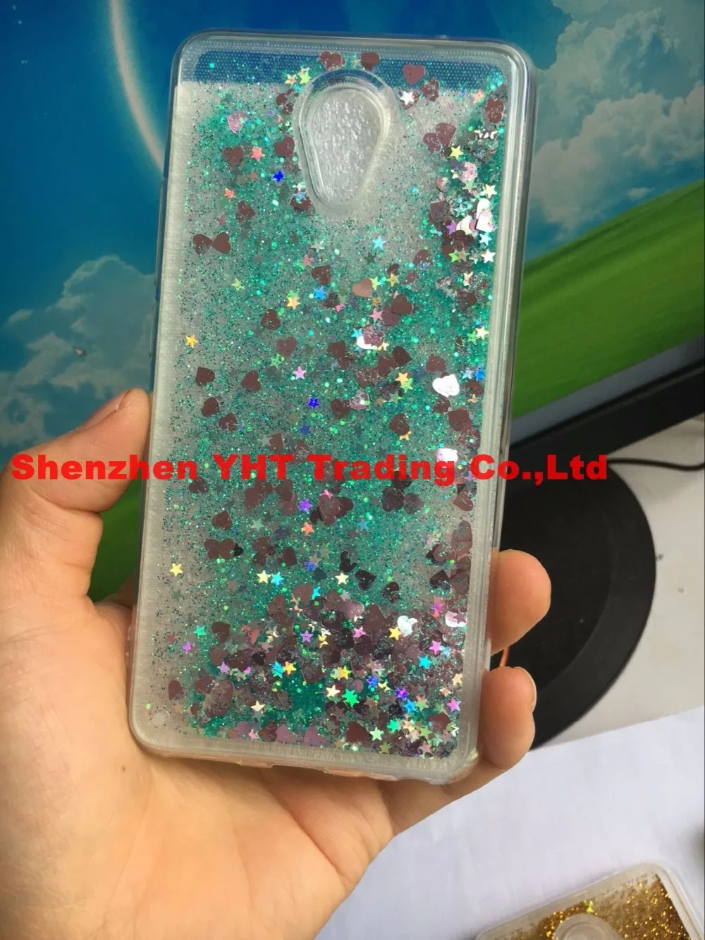 Glitter Bling Dynamic Quicksand Star Liquid Silicone soft Back Cover case for Meizu M6 M5 M3 Note / M5s /M5C Pro 6/ MX6 |