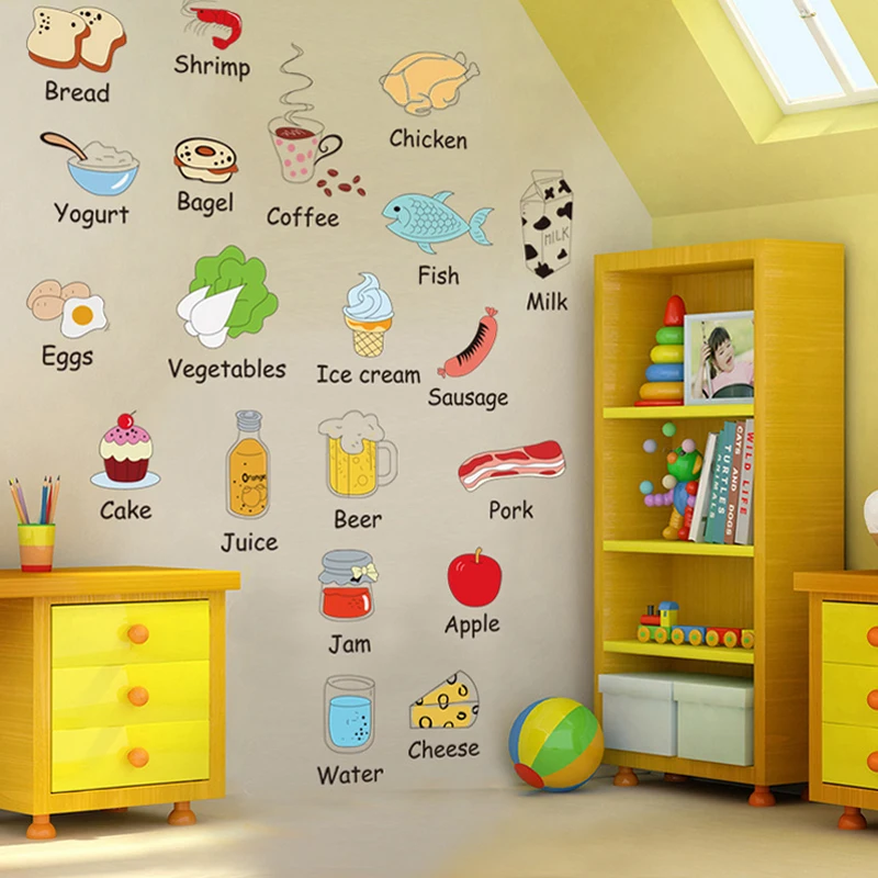 Наклейка на стену для детской комнаты с рисунком из мультфильма | Дом и сад