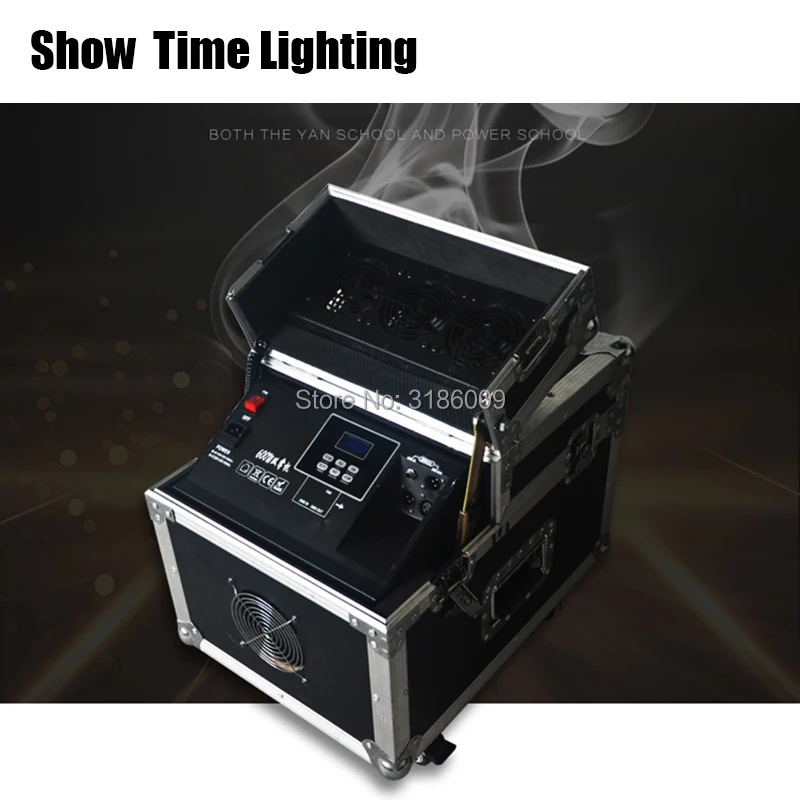 

Good quality 600W Haze Machine DMX Control Fog Hazer Smoke Machine With Flight Case For Stage Effect Ss Fairytale Wonderland