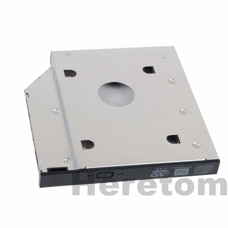 Heretom Универсальный SATA к 12 7 мм 2nd HDD SSD кронштейн для лотка салазок с светодиодный