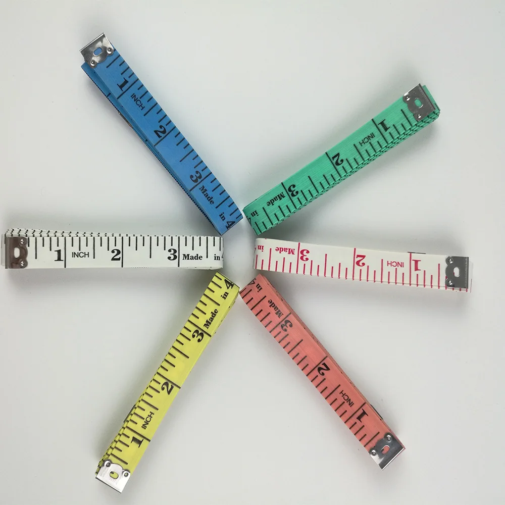 Рулетка из мягкого пластика 150 см/60 дюймов|tape measure sewing|professional sewingtailoring tools |