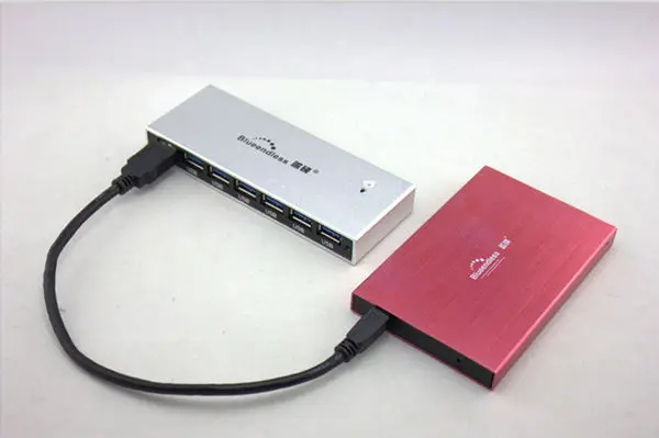 Высокое качество батареях 7 Порты usb хаб 2 0/3 0 Портативный разветвитель