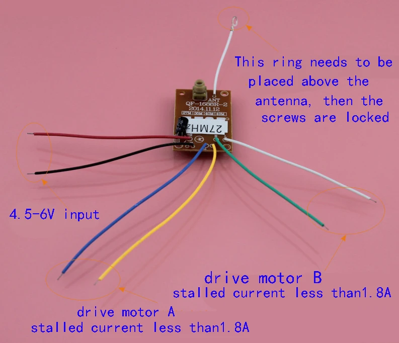 27 МГц пульт дистанционного управления/с приемником/Четыре кнопки