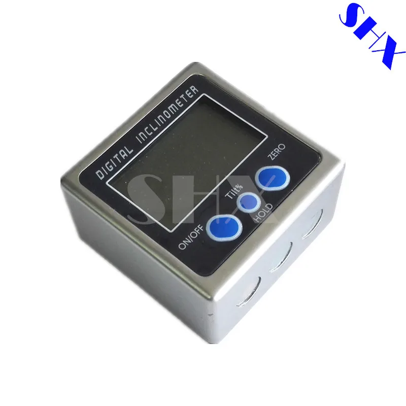Цифровой угломер и уровень металлический ящик измерительный инструмент