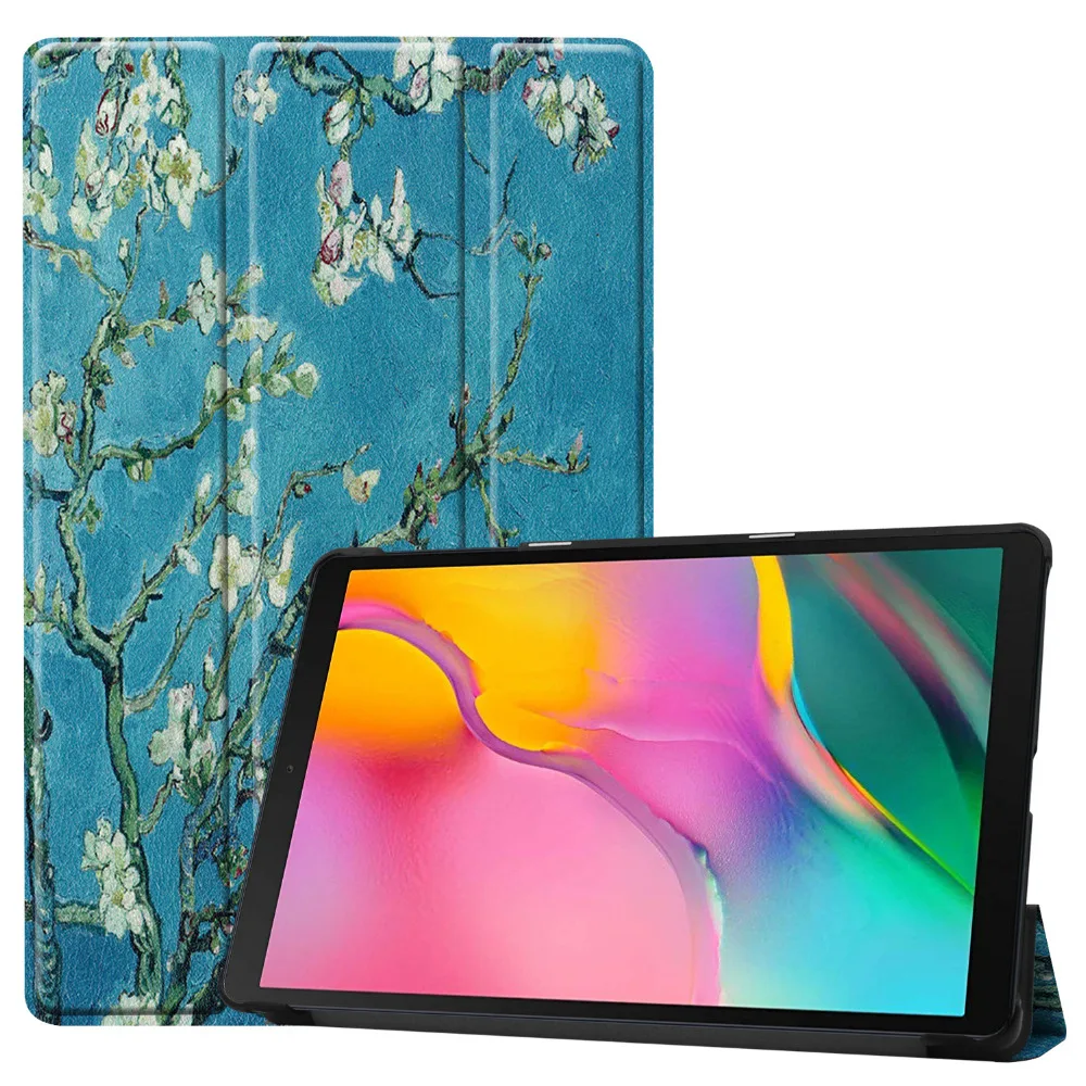 Флип-Стенд кожаный магнитный чехол Funda Capa чехол для Samsung Galaxy Tab A 10,1 T510 T515 SM-T510 SM-T515 Coque+ пленка+ ручка