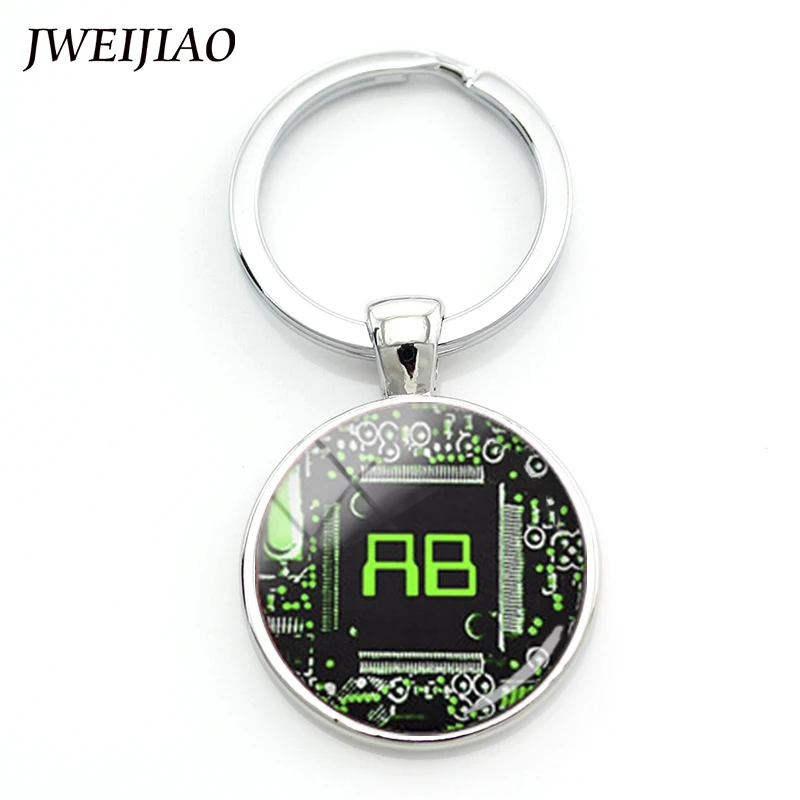 Цепочка JWEIJIAO под заказ для ключей от компьютера цепи ноутбука монограмма Ab