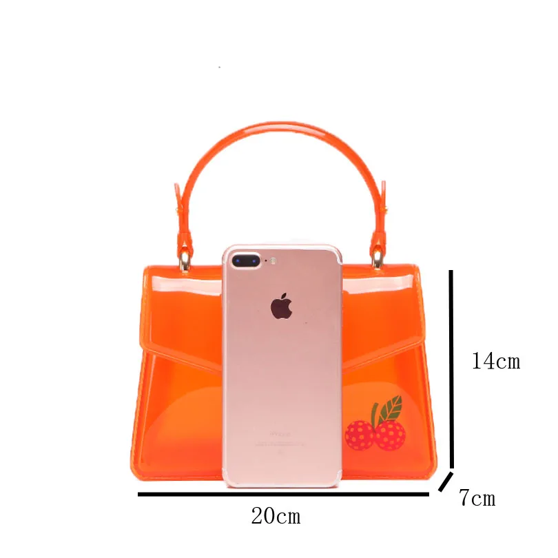 Женские силиконовые летние милые вишневые шарфы сумки Сумка знаменитые женские