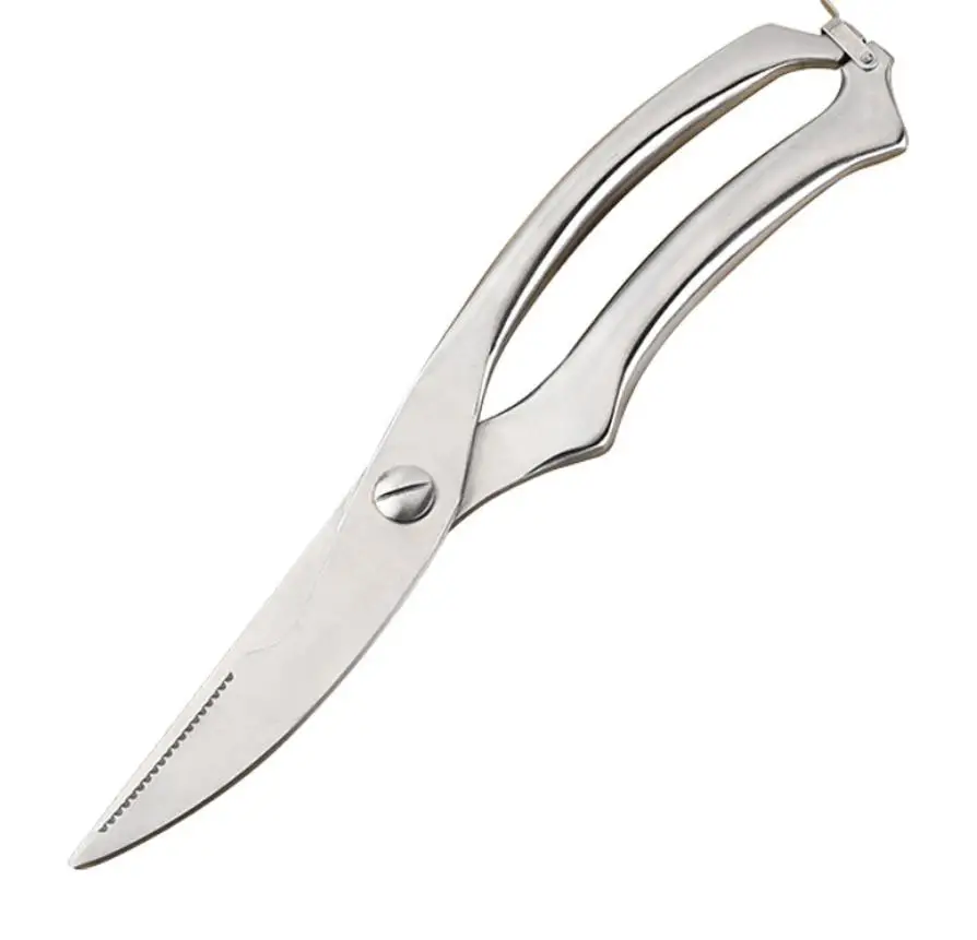 

Kitchen scissors, chicken bone scissors, kitchen stainless steel, one-piece strong fish bone scissors