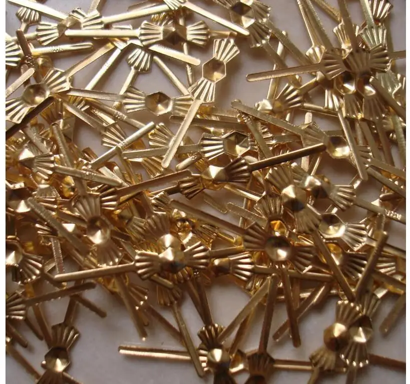 

Free Shipping 1000pcs/lot ,33mm Chrome/ Gold Tie Clips, Lamp Parts Connector Metal Bowtie Butterfly For Crystal Beads Strands