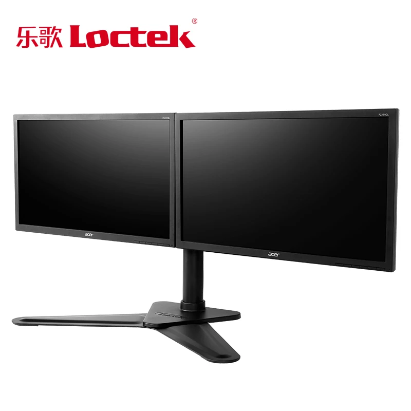 Настольная подставка Loctek D2D 10 30 дюймов двойной монитор светодиодный ЖК экран макс. нагрузка кг каждая