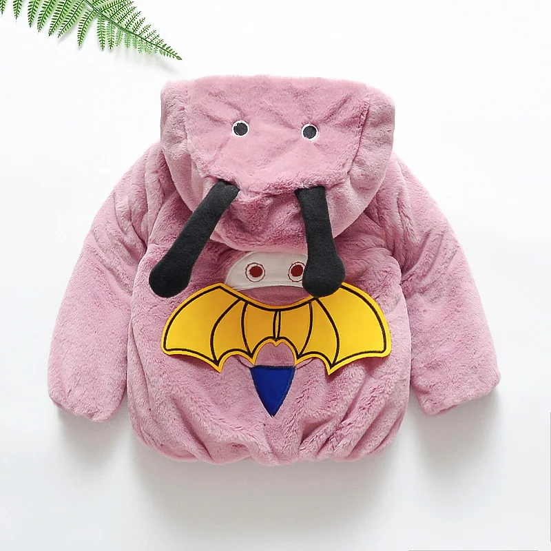 WEALTHY KIDS 2018 New Winter Baby girls Clothes 1-3y Fashion Hooded YS003 Girls Jacket Children Coats Panda Print Boys Jackets | Детская