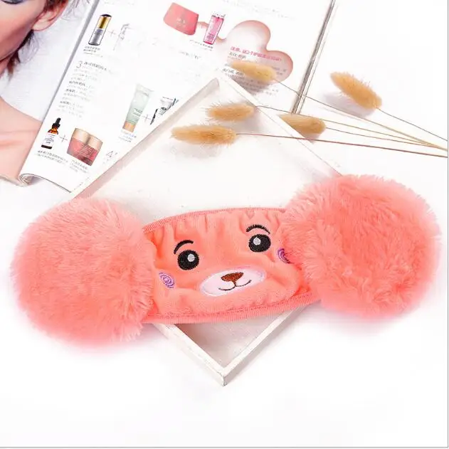 Зима 2018 новинка детские Мультяшные наушники хлопковая подкладка медведь