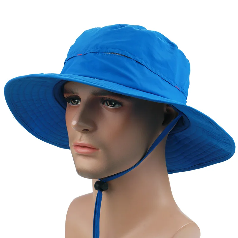 Шляпа для рыбалки с защитой от солнца дышащая быстросохнущая Мужская круглая