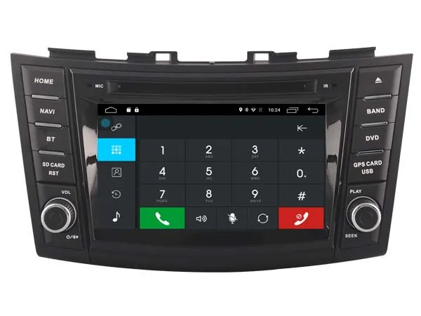 Android 6.0 автомобиль DVD для Suzuki Swift 2011-2015 Автомобильный GPS аудио плеер стерео Штатная