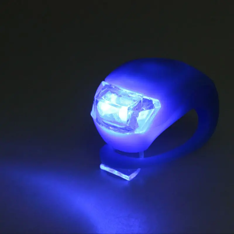 1 шт. Велоспорт ночник силиконовый мотоцикл заднее колесо велосипеда