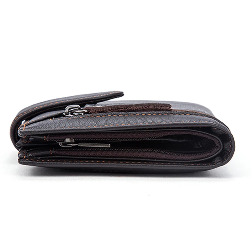 WESTAL мужской кошелек из натуральной кожи мини тонкий мужские кожаные кошельки с