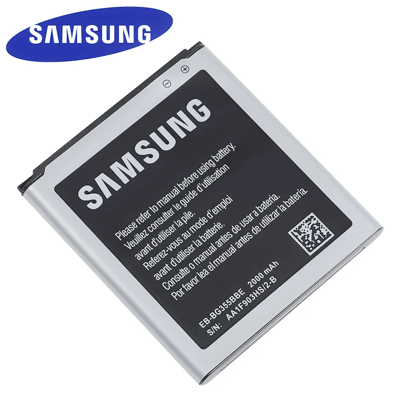 Samsung EB-BG355BBE для samsung GALAXY Core 2 G355H SM-G3556D G355 G3559 G3558 G3556D 2000 мАч Замена телефон Батарея |