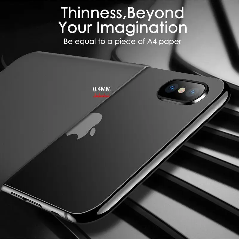 Roybens 0 4 мм ультра-тонкий матовый полипропиленовый чехол для iPhoneXS Max 6 5 жесткий