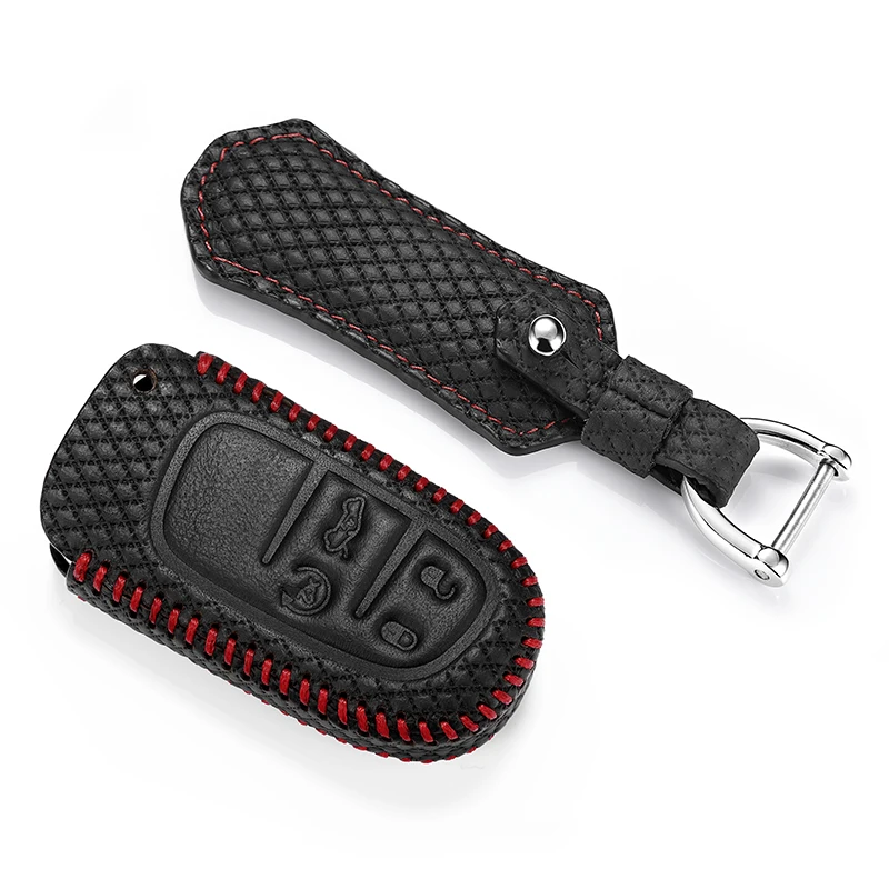 Leather Key Cover for jeep Renegade Patriot Cherokee Wrangler Grand Compass 2014 2015 2016 2017 G3 Free shipping | Автомобили и