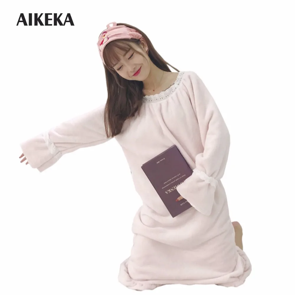 Akeka Для женщин полный платье середины икры лоскутное Кружево Платье