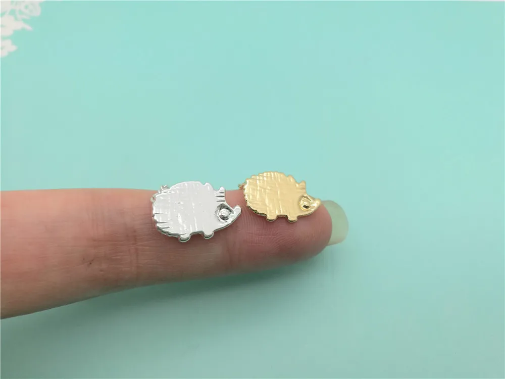 Подвеска еж с маленьким животным в подземном стиле ожерелье кулоном виде семьи