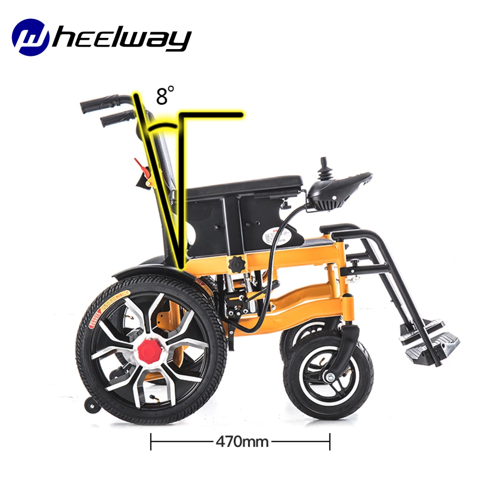 Foldable portable electric wheelchair elderly disabled automatic intelligent lithium battery four-wheeled scooter | Спорт и