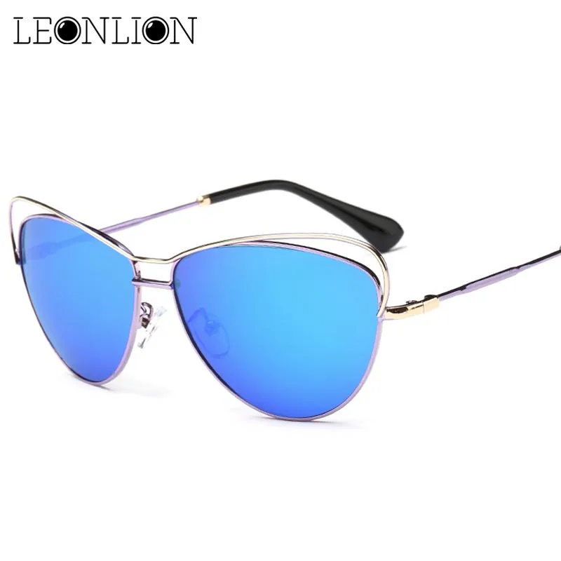 LeonLion 2018 сплав &quotкошачий глаз&quot Для женщин Роскошные Cateye конфеты объектив