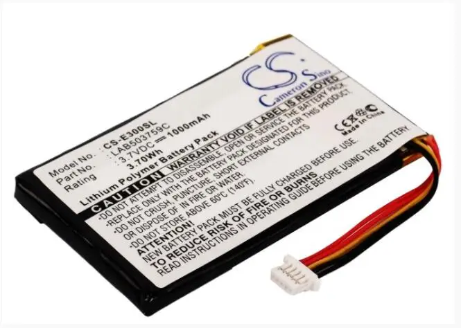 Фото Аккумулятор Cameron Sino 1000 мАч для TOSHIBA Genio E300 E310 E330 E335 E340 E350 E355 LAB503759C PDA, карманный Аккумулятор для ПК №3