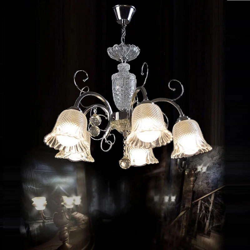 

Chandelier Modern Crystal Living Room lustres de cristal Decoration Tiffany Pendants and Chandeliers Home Lighting Indoor Lamp