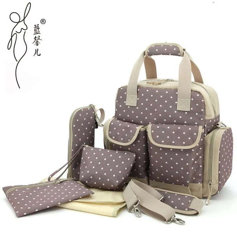 5 шт./компл. сумка для подгузников многофункциональный вместительный рюкзак мам