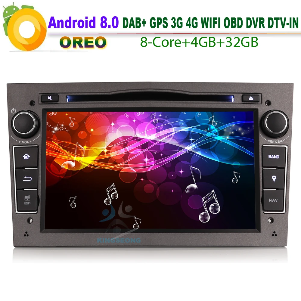 Android 8 0 Автомагнитола DAB + автомобильная стереосистема WiFi 4G GPS DVD OBD для CD RDS BT USB DTV
