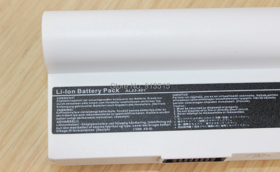 Белый для ASUS Eee PC 901 аккумулятор 904 1000H AL23 Аккумулятор ноутбука|battery charger iphone 5|battery