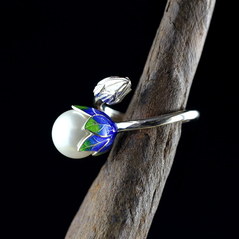 L &amp P модное кольцо жемчужное ювелирное изделие цветок кольца натуральный