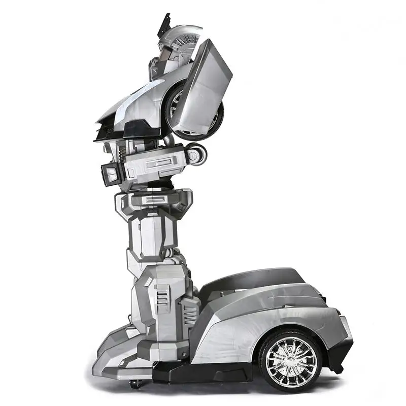 LEORY RC пилотируемый циклическая зарядка гуманоид робот Игрушечная машина трансформатор подвижный с светодиодный фары для парка развлечений детей