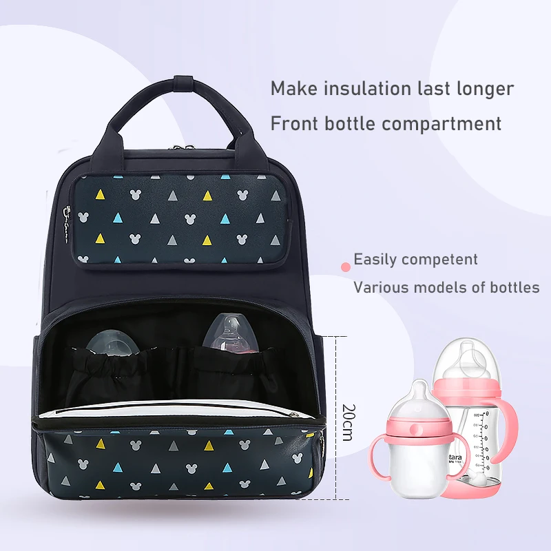 Disney usb сумка для подгузников кошелек с Микки Маусом рюкзак мам мокрая ухода за