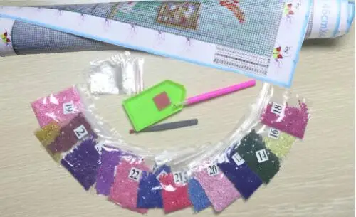 DIY Полный квадратные Дрель Алмаз Живопись Вышивка крестом водопад и красный