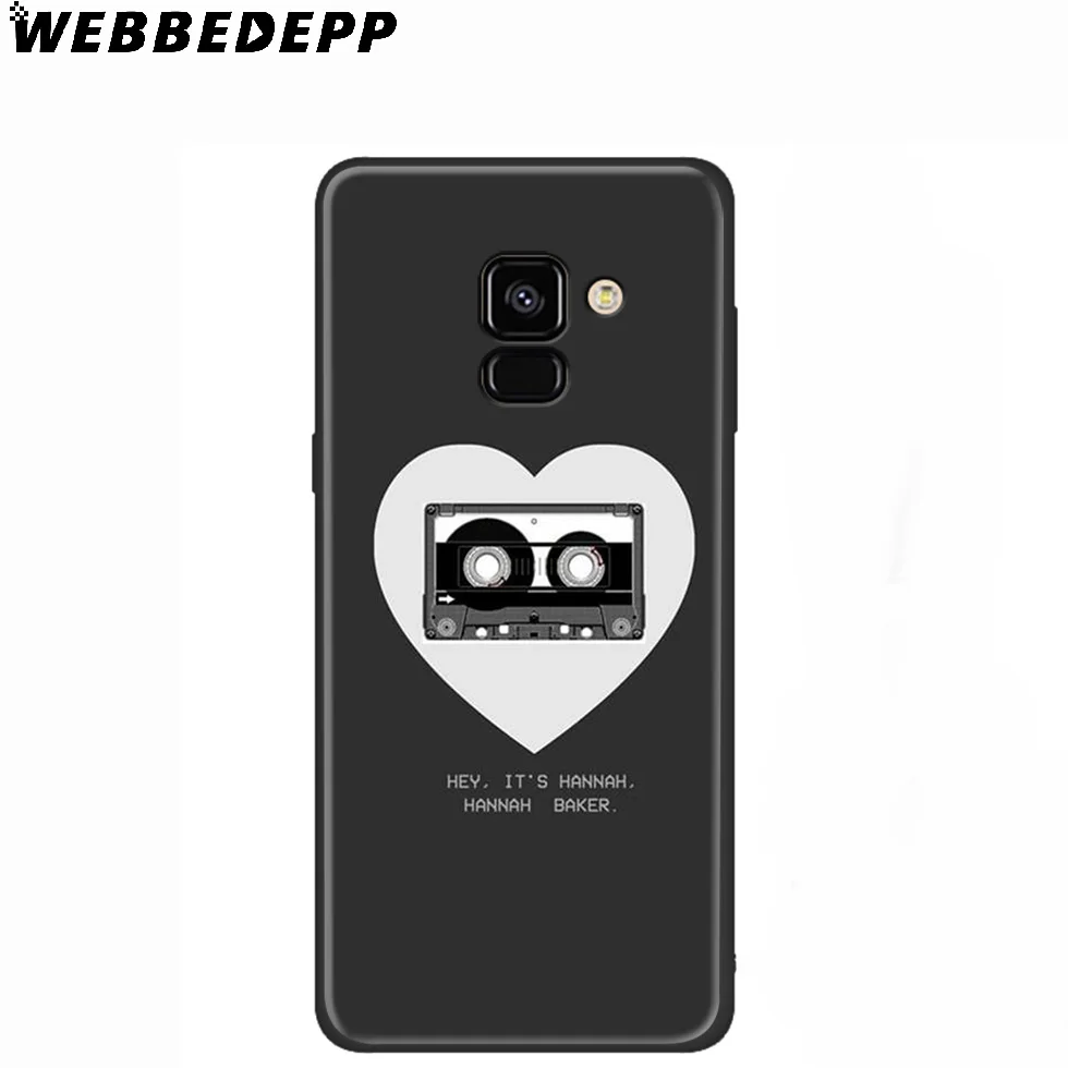 WEBBEDEPP тринадцать причин почему силиконовый чехол для Samsung Galaxy A3 A5 A6 A7 A8 A9 A10 A20 A30 A40