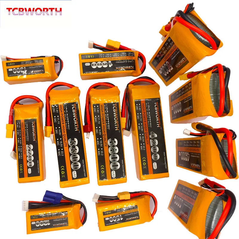 TCBWORth 4S 14 8 V 2800mAh 35C 70C RC LiPo батарея для самолета лодки автомобиля квадрокоптера Li Po