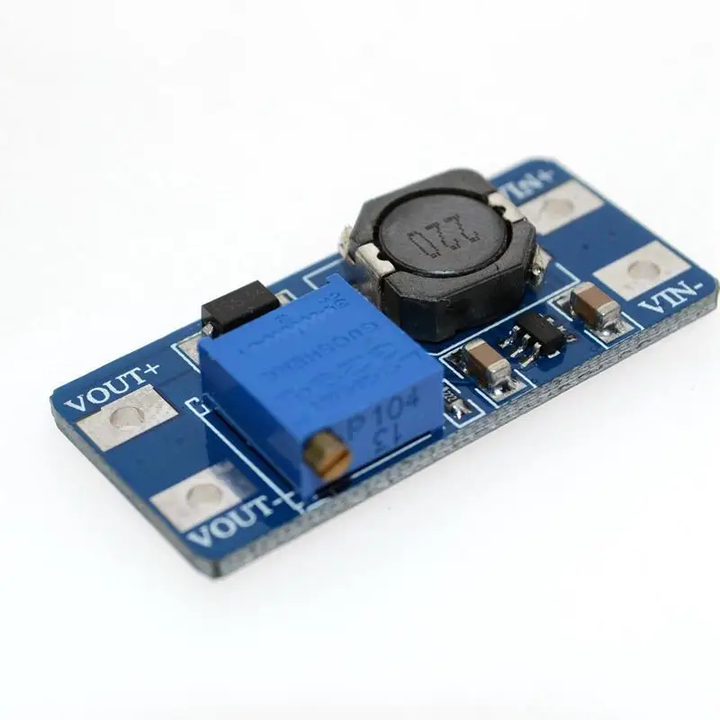 Штатив MT3608 регулируемый Повышающий Модуль 2А с MICRO USB 2в 24в до 5В 9В 12В 28В LM2577|step up|5v to