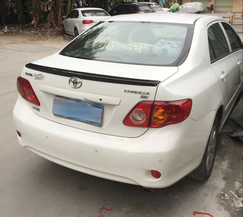 Задний спойлер для автомобиля Toyota Corolla 2008 2009 2010 2011 2012 2013 АБС пластик|rear spoiler|spoiler for