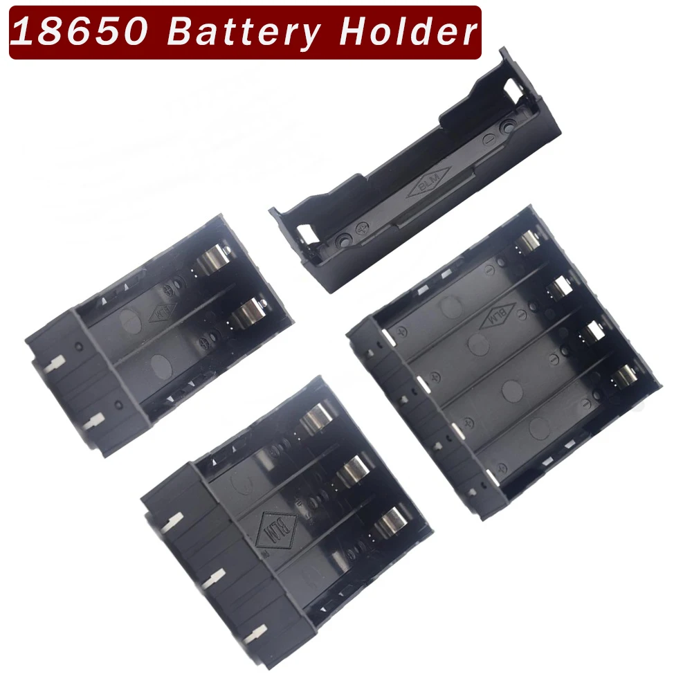 Жесткий держатель для аккумуляторов ABS 18650 1X 2X 3X чехол аккумуляторных батарей
