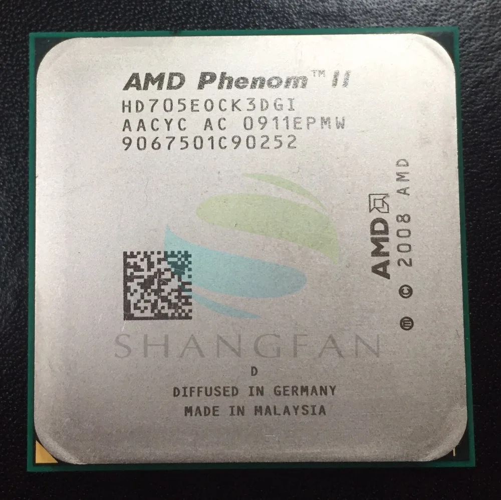 Трехъядерный процессор AMD Phenom X3 705e 2 6 ГГц hd705eприветствуем 3dgi 65 Вт Разъем AM3 938pin|cpu