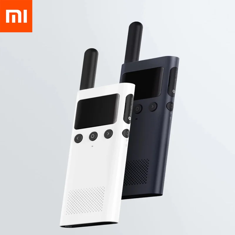 Xiaomi Mijia Smart Walkie smart Talkie с fm-радио динамик в режиме ожидания смартфон приложение расположение поделиться быстро команда Talk