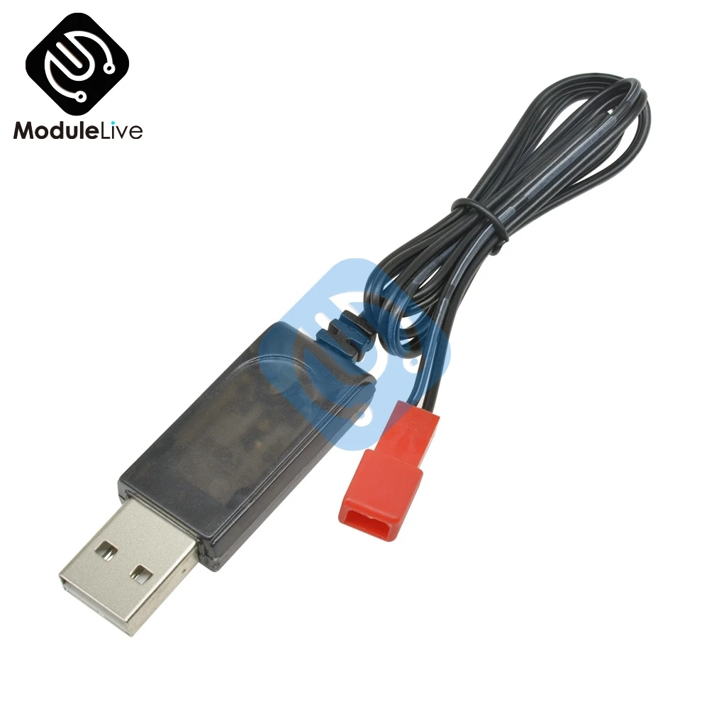 3 7 В 500mA выход 1S Lipo литиевая батарея USB кабель Зарядное устройство Красный JST