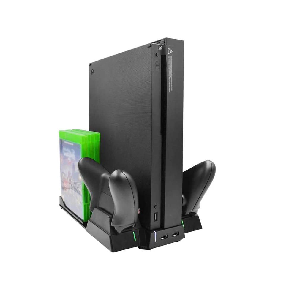 Вертикальная подставка Yoteen для Xbox One X Охлаждающие вентиляторы контроллер