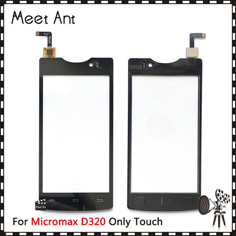 Высокое качество 4,5 ''Для Micromax Bolt D320 ЖК-дисплей с сенсорным экраном дигитайзер Датчик