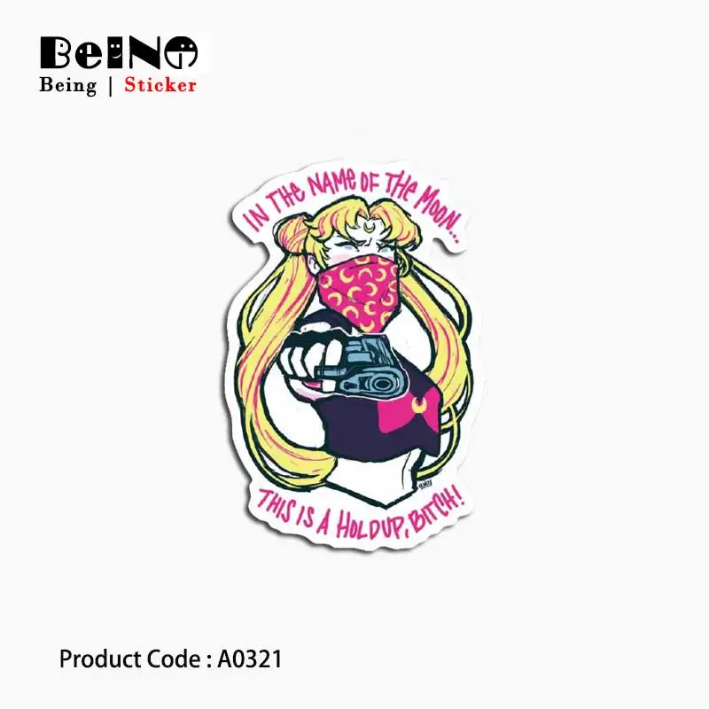 Кошка Hellokitty Лук Милая стикер мультяшка игрушка Водонепроницаемая наклейка на