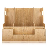 deli wooden file tray high quality fiber for desk accessories and organizer perfect display storage office and school supplies