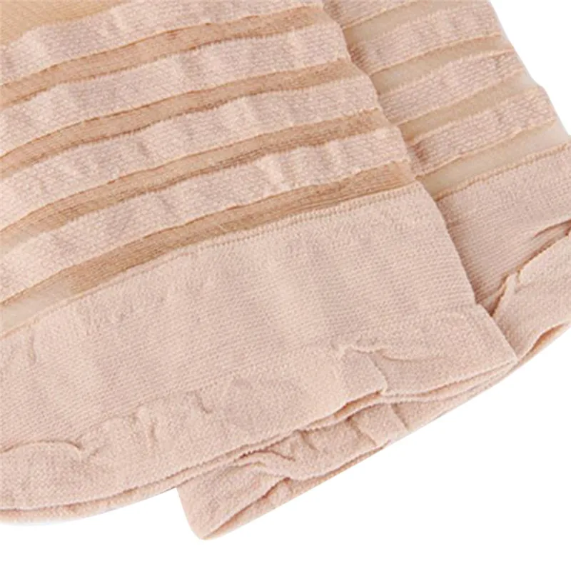 Женские пикантные чулки высокие колготки прозрачный кружевной топ силиконовая