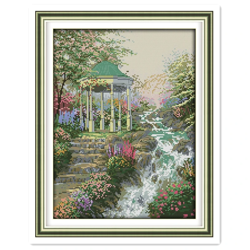 Набор для вышивки крестиком дома китайские схемы крестом|counted cross stitch|counted stitch